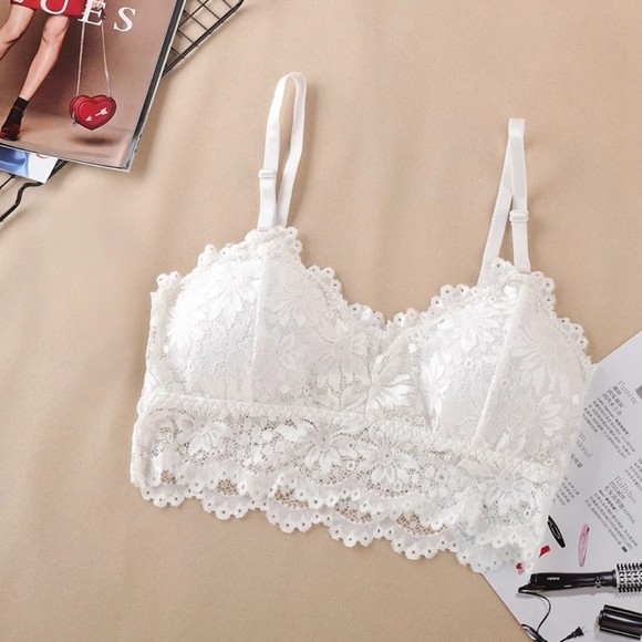 New!!! Push Up Wireless Lace Bra Top!!! - Picture 4 of 5